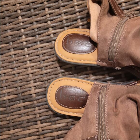 BOC Born Elize Tan Leather Sandal Booties Boho Indie Festival Comfort Style 9 - Picture 4 of 7
